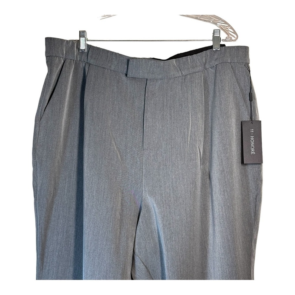 11 Honore Destiny Tapered Trouser Grey Melange Nwt — image 3 of 6